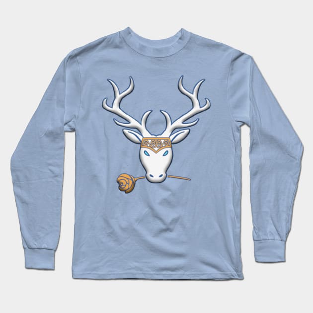 Noble Stag Long Sleeve T-Shirt by LikeABith